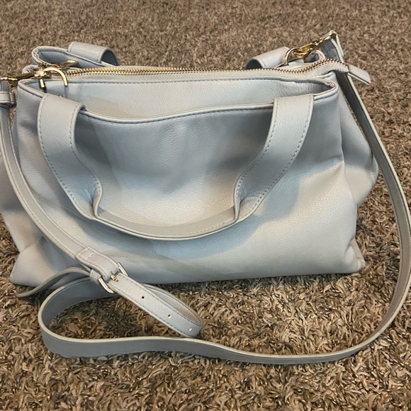 A New Day Gray Three Pocket Purse With Removable Straps - Picture 2 of 13